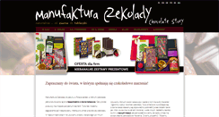 Desktop Screenshot of manufakturaczekolady.pl